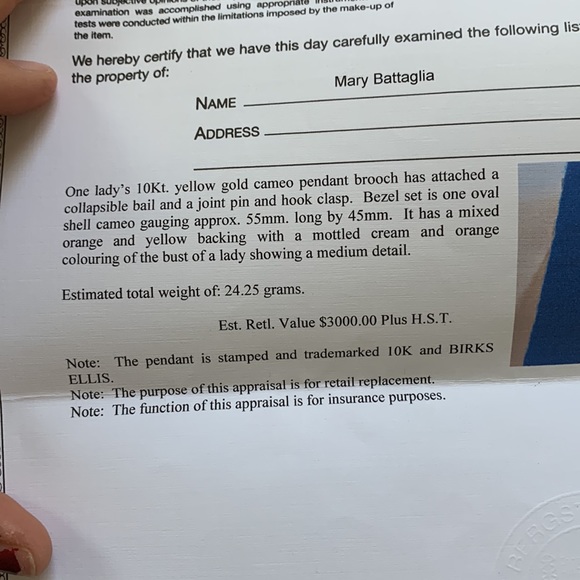 Gorgeous Lady Cameo - Picture 6 of 6